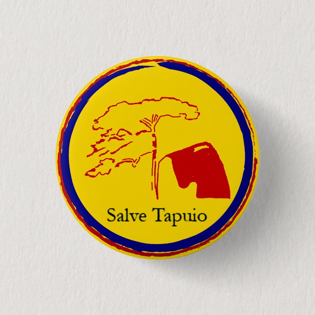 Tapuio Kreis-Knopf Button (Vorderseite)