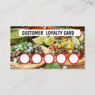 TAQUERIA - KUNDENBINDUNGSKARTE VISITENKARTE