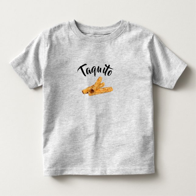 taquito wenig Tacoart Taco mamafunny texmex Kleinkind T-shirt (Vorderseite)