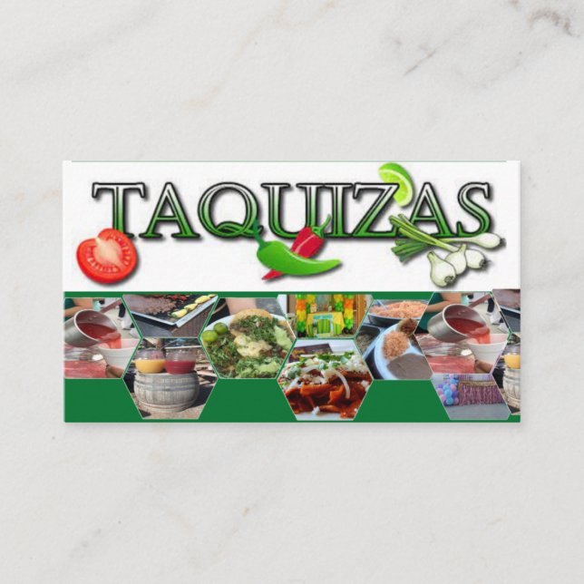 Taquizas Calling Card Telefonnummerkarte (Vorderseite)