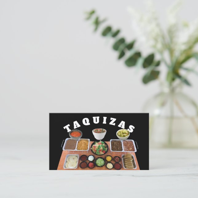 Taquizas Visitenkarte (Stehend Vorderseite)