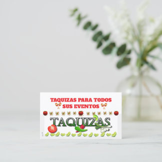 Taquizas Visitenkarte