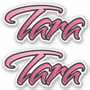 Tara faded pink Aufkleber Sticker Stickerset