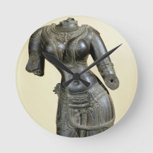 Tara, Nalanda, Bihar, Pala Dynastie (Stein) Runde Wanduhr