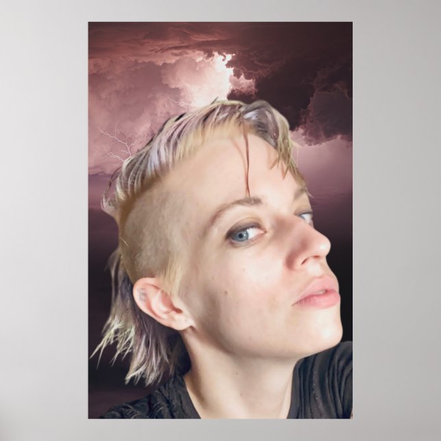 Tara Shannon Pink Clouds Thunderstorm Poster (Vorne)