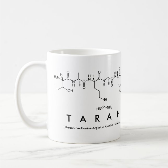 Tarah Peptid-Namen-Tasse Tasse (Links)