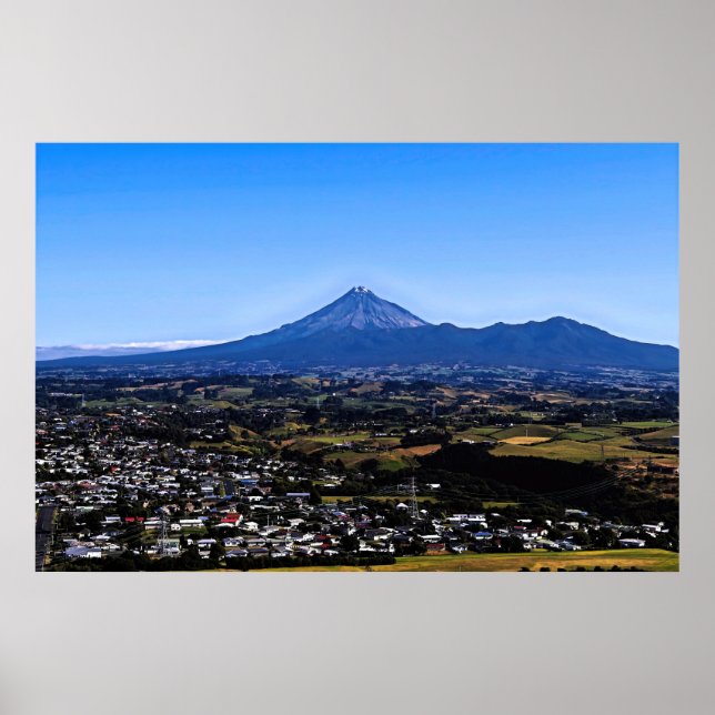 Taranaki und New Plymouth Poster (Vorne)