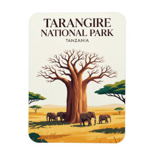 Tarangire-Nationalpark Tansania Magnet