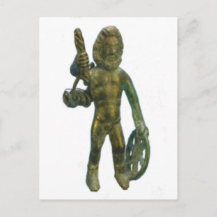 Taranis—keltischer Gott des Donners Postkarte