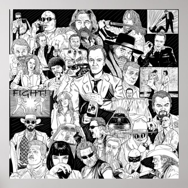 Tarantino Poster (Vorne)