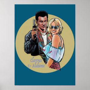 Tarantino True Romance Clarence Alabama Poster