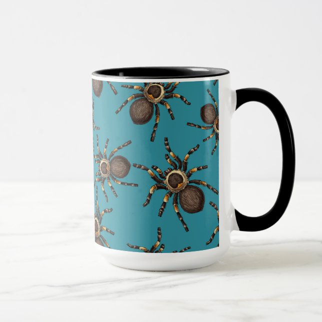 Tarantula auf blau tasse (Rechts)