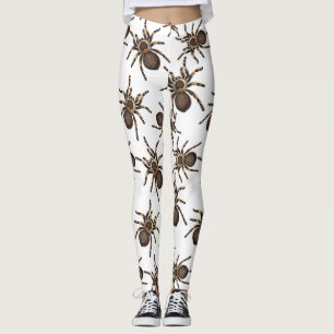 Tarantula auf weiß leggings