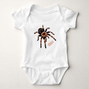 Tarantula-Cartoon Baby Strampler