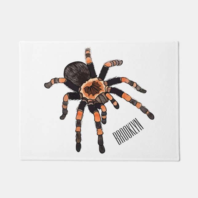 Tarantula-Cartoon Fußmatte (Vorderseite)