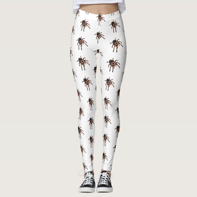 Tarantula-Cartoon Leggings (Vorderseite)