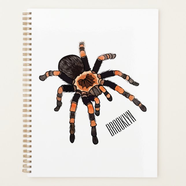Tarantula-Cartoon Planer (Vorderseite)