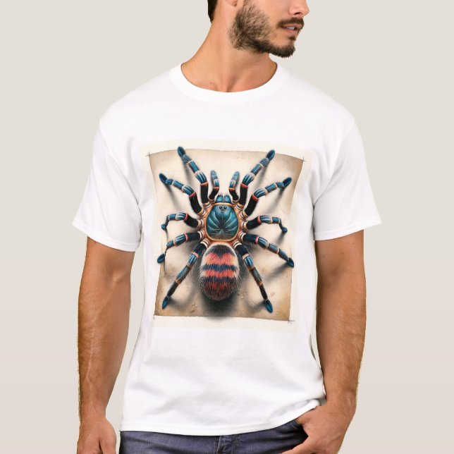 Tarantula Hawk Insect 130624IREF115 - Watercolor T-Shirt (Vorderseite)