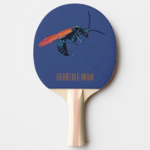 Tarantula Hawk Ping Pong Paddle