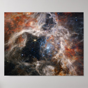 Tarantula Nebula Bild von JWST Poster