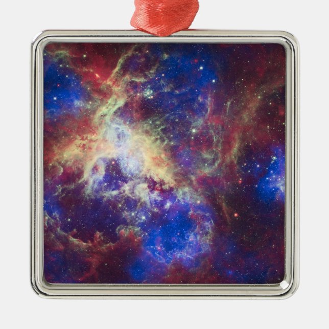 Tarantula Nebula Ornament Aus Metall (Vorne)