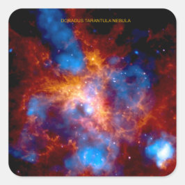 Tarantula Nebula Quadratischer Aufkleber