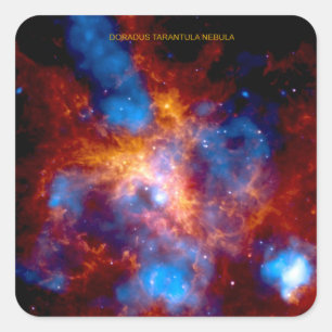 Tarantula Nebula Quadratischer Aufkleber