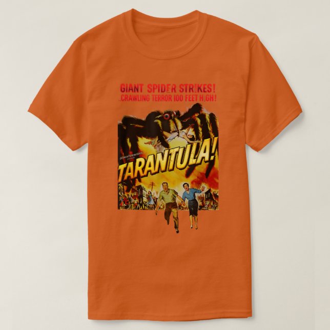Tarantula! Retro Horror Spider Movie Halloween T-Shirt (Design vorne)