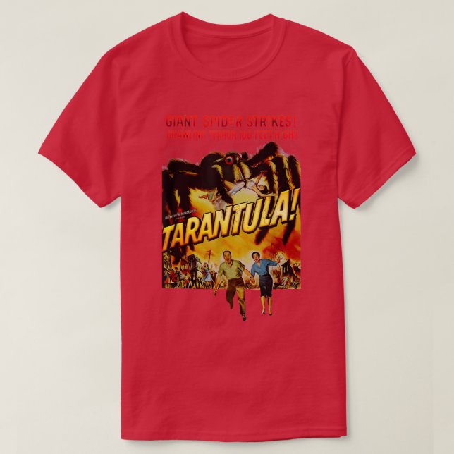 Tarantula Retro Horror Spider Movie Halloween T-Shirt (Design vorne)