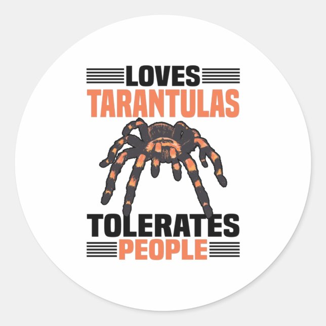 Tarantula Spider | Haustiere Tarantulas Spinnen Ge Runder Aufkleber (Vorderseite)