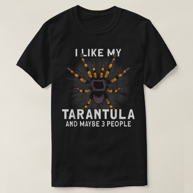 Tarantula Spider Keeper Tarantula Lover Spider Pet T-Shirt (Design vorne)
