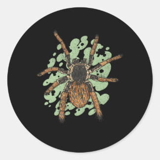 Tarantula Spider Large Arachnid Runder Aufkleber