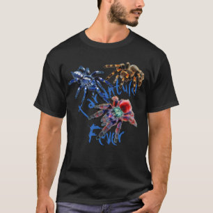 Tarantula-Spinne blau/rot/orange/schwarz T-Shirt