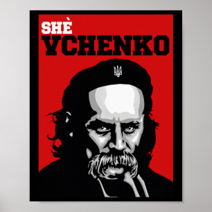 Taras Schewtschenko Sie Vchenko Ukraine Shirt Ukra Poster