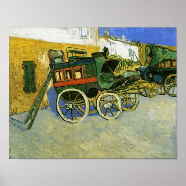 Tarascon Diligence Van Gogh Fine Art Poster (Vorne)