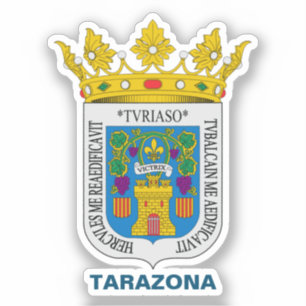 Tarazona (Aragon, Spanien), Wappen Aufkleber