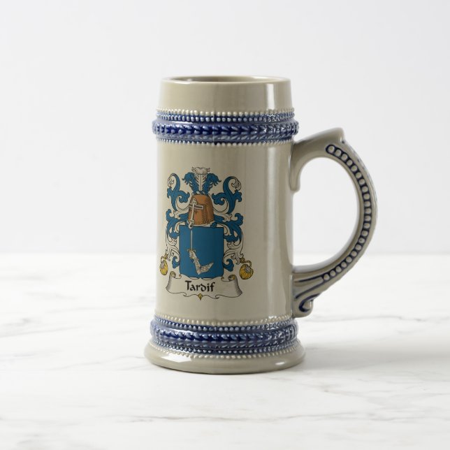 Tardif Familienwappen Bierglas (Rechts)