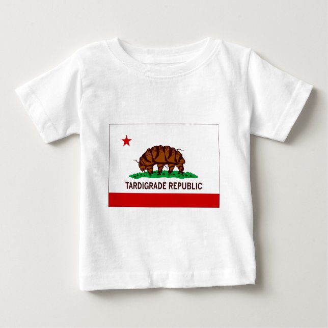 Tardigrade Republik-Flagge Baby T-shirt (Vorderseite)