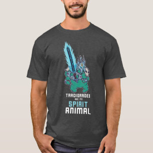 Tardigrade Spirit Animal Microbiology Science Wind T-Shirt
