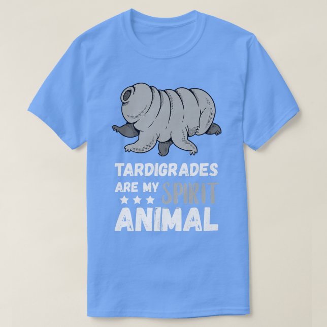 Tardigrade Spirit Animal Microbiology Science Wind T-Shirt (Design vorne)
