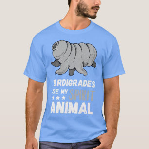 Tardigrade Spirit Animal Microbiology Science Wind T-Shirt