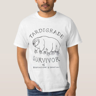 Tardigrade: Überlebender von 5 Löschungen und vo T-Shirt