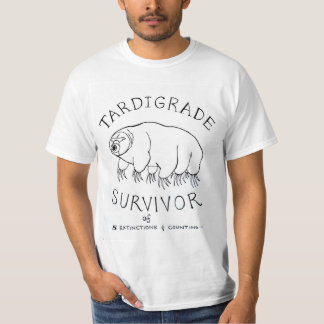 Tardigrade: Überlebender von 5 Löschungen und von T-Shirt