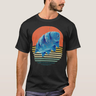 Tardigrade Vintage Retro Mikrobiologie Geschenk Wa T-Shirt