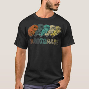 Tardigrade Vintage Retro Wasserbär Wissenschaft Mi T-Shirt