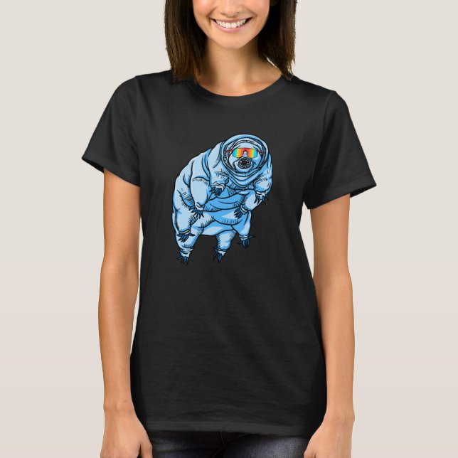 Tardigrade Wasserbär Blau Redneck Tardigrade T-Shirt (Vorderseite)