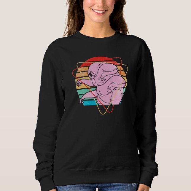 Tardigrade Water Bear Moss Piglet Micro Animal Col Sweatshirt (Vorderseite)