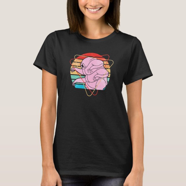 Tardigrade Water Bear Moss Piglet Micro Animal Col T-Shirt (Vorderseite)