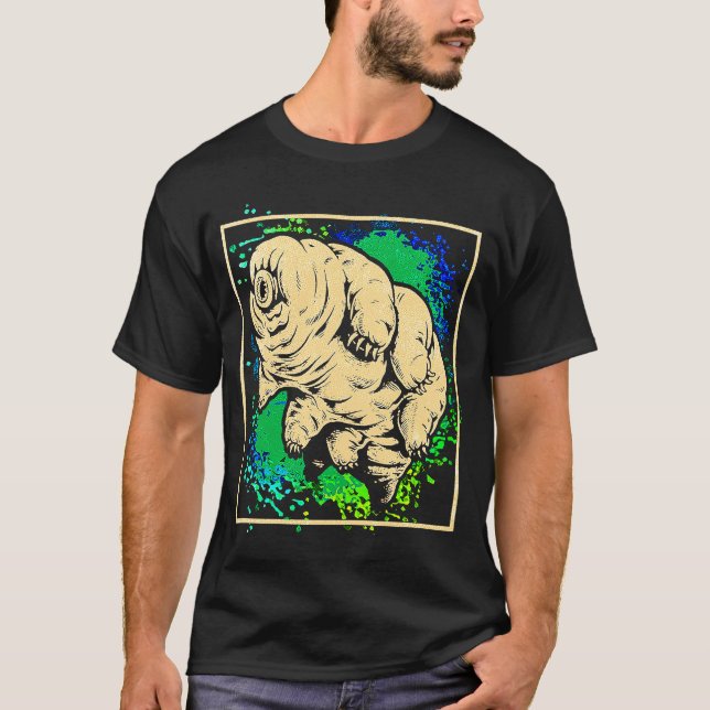 Tardigrade Water Bear Moss Piglet Micro Animal Col T-Shirt (Vorderseite)