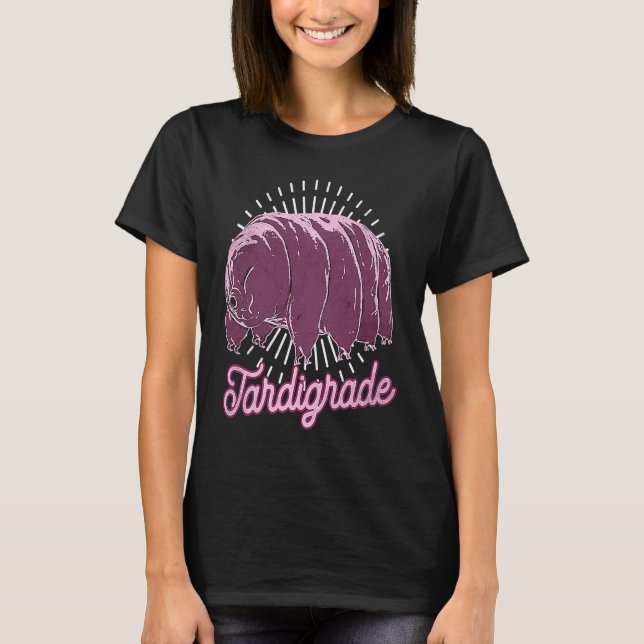 Tardigrade Water Bear Moss Piglet Micro Animal T-Shirt (Vorderseite)